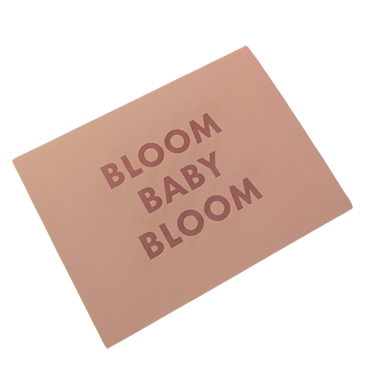 Bloom Baby Bloom Greeting Card Front