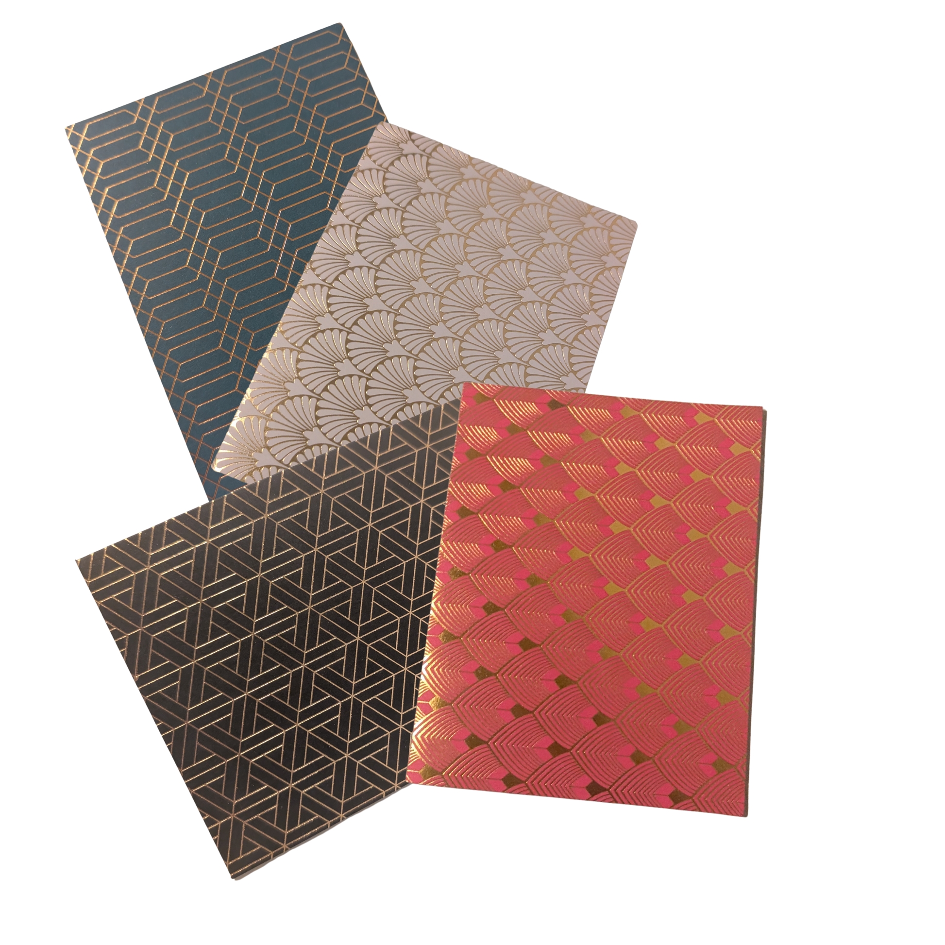 Multiple Geometric Design cards