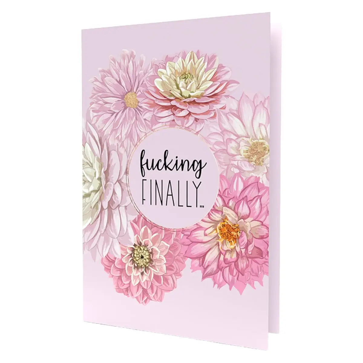 Finally Wedding Greeting Card front