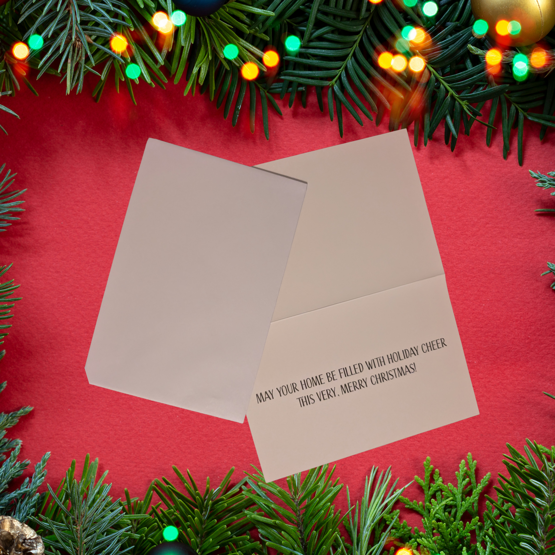 Gnome Christmas Greeting Card Inside