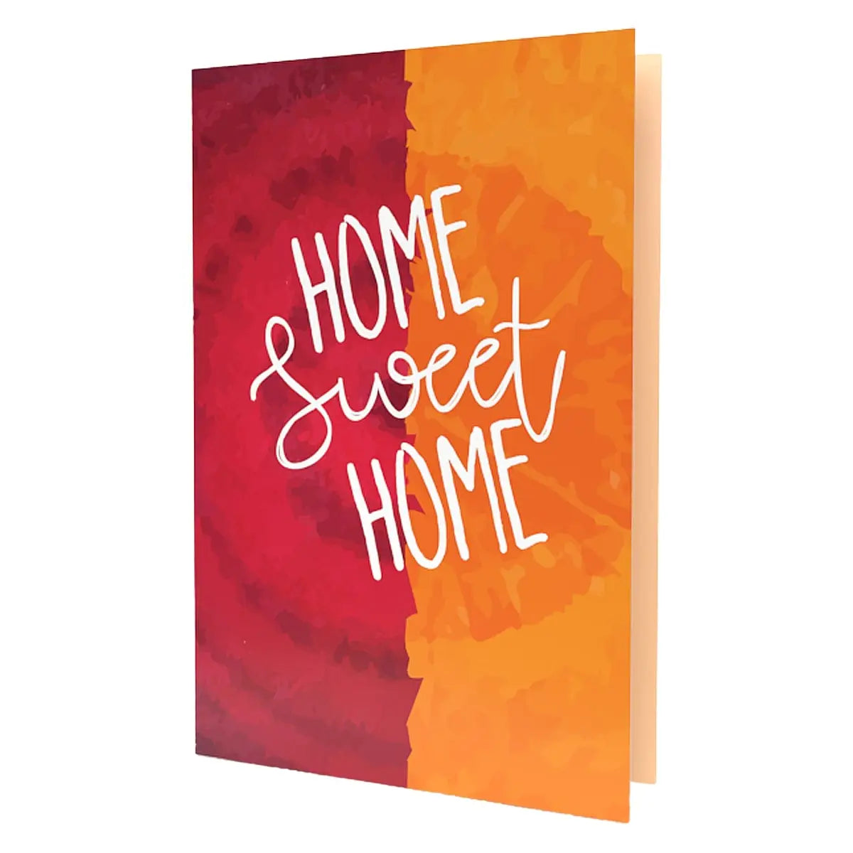 Home sweet home greeting card front