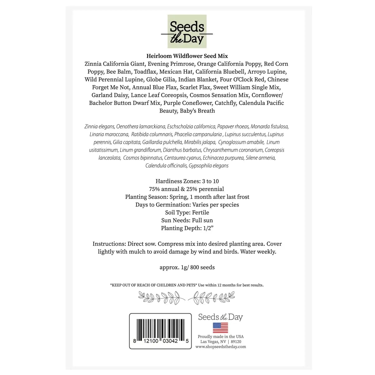 Live life in full bloom greeting card back