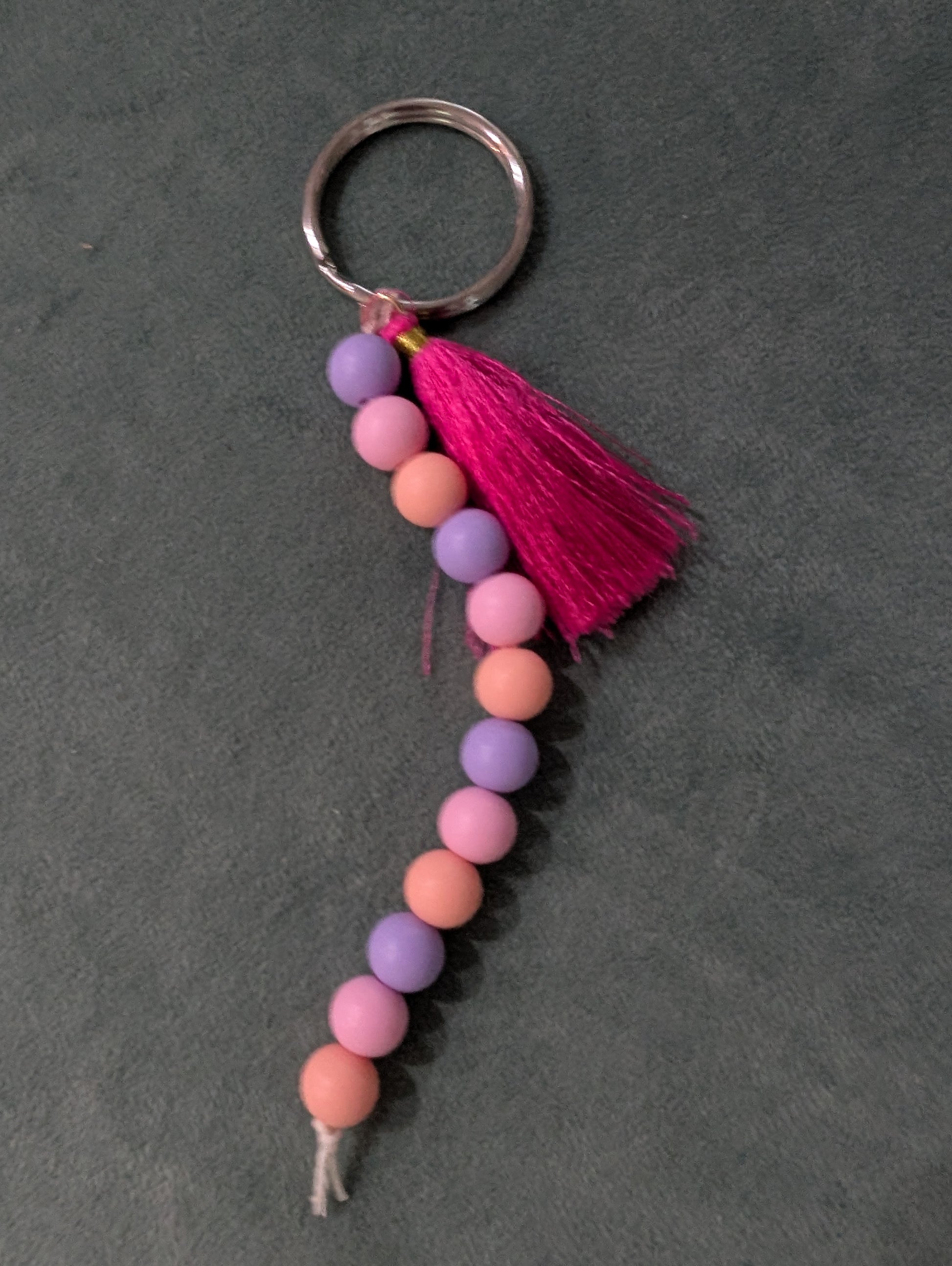 Beaded keychain