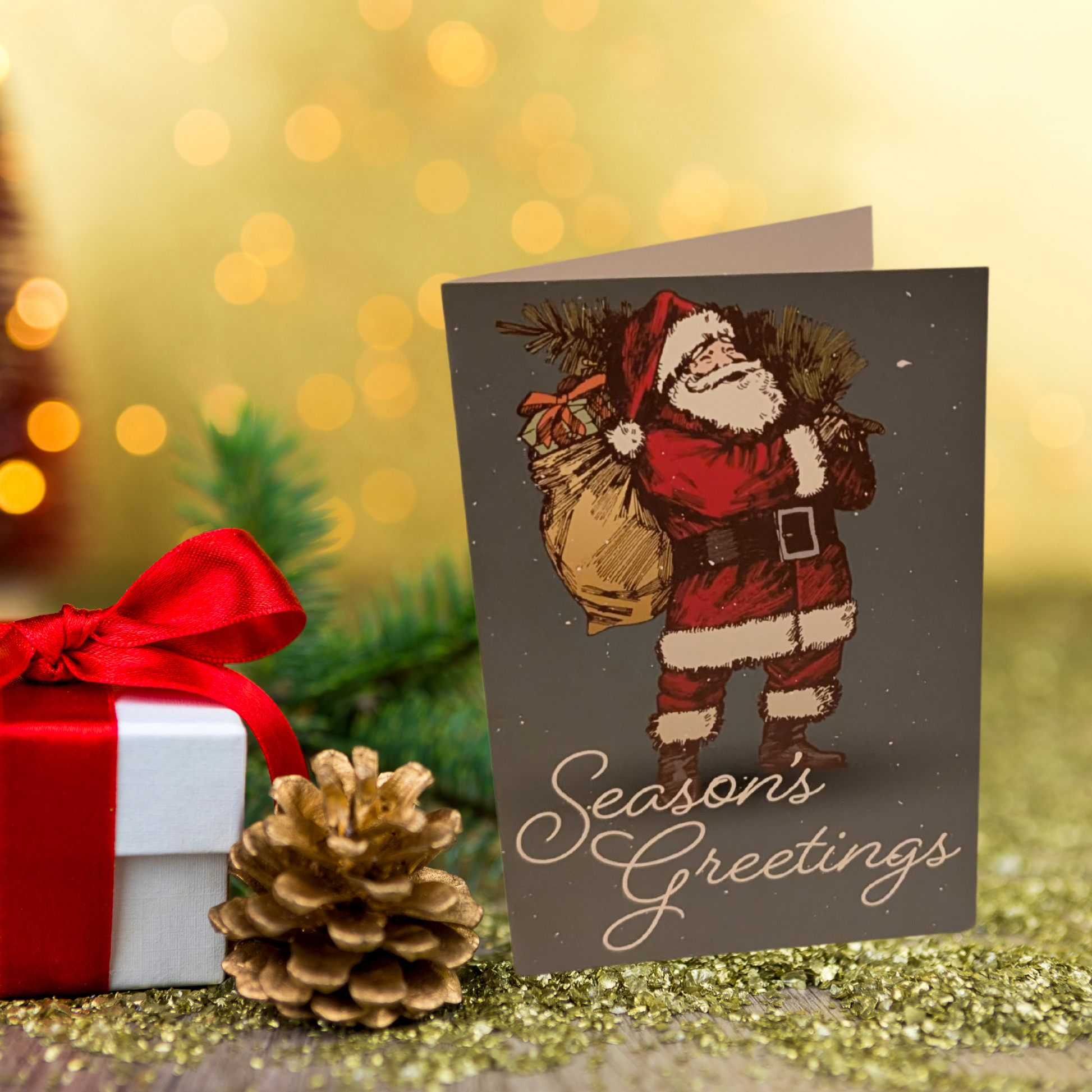 Santa Greeting Card