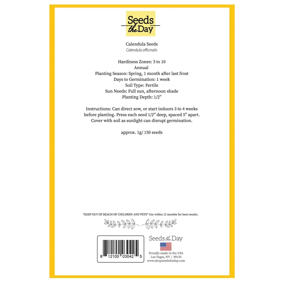 Thank you orange greeting card back