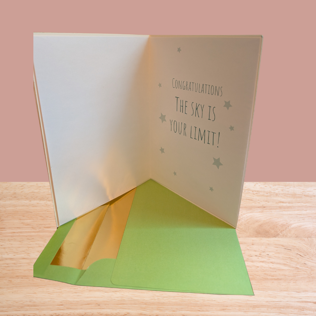 You Did it Grad Inside of Greeting Card