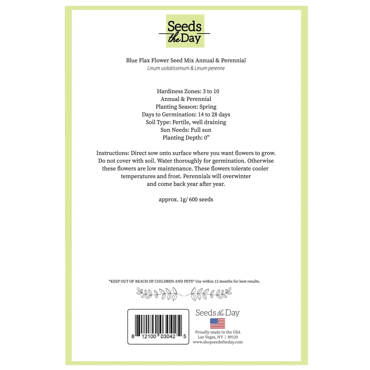 Never too old Birthday greeting card back