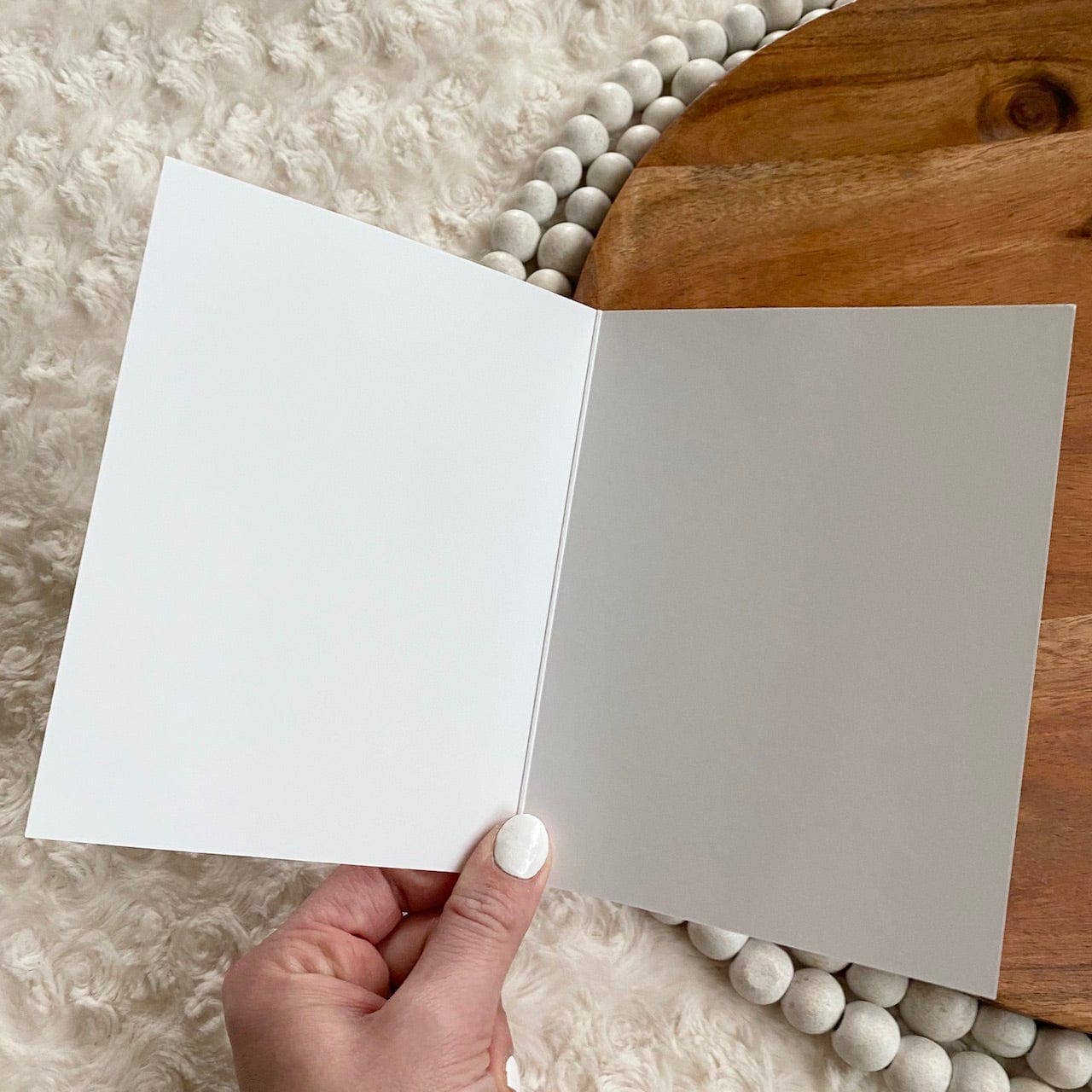 Congrats Baby clothes line greeting card inside