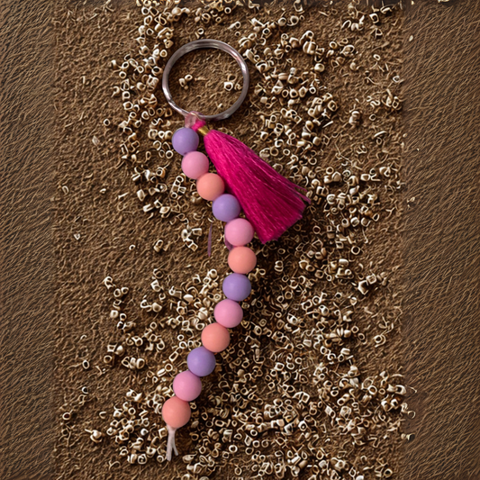 Beaded keychain