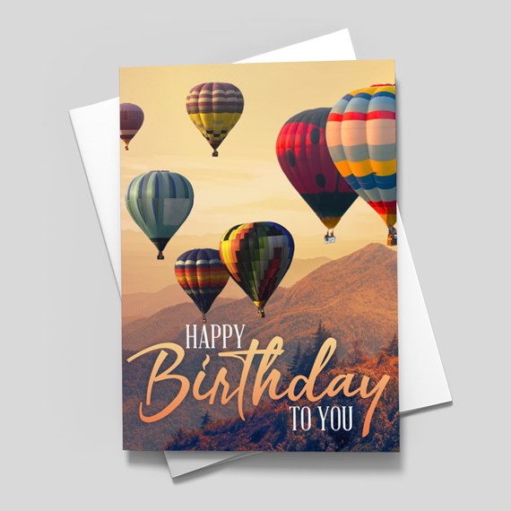 Birthday Hot Air Balloons