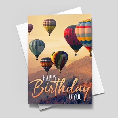 Birthday Hot Air Balloons