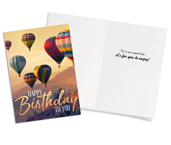 Birthday Hot Air Balloons