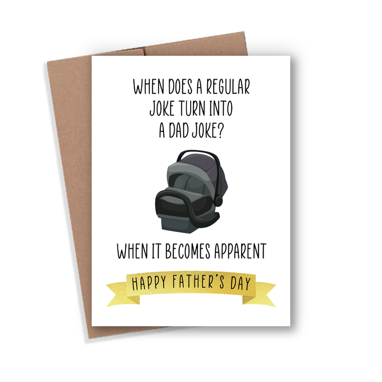 Happy Fathers Day Dad Joke Greeting Card