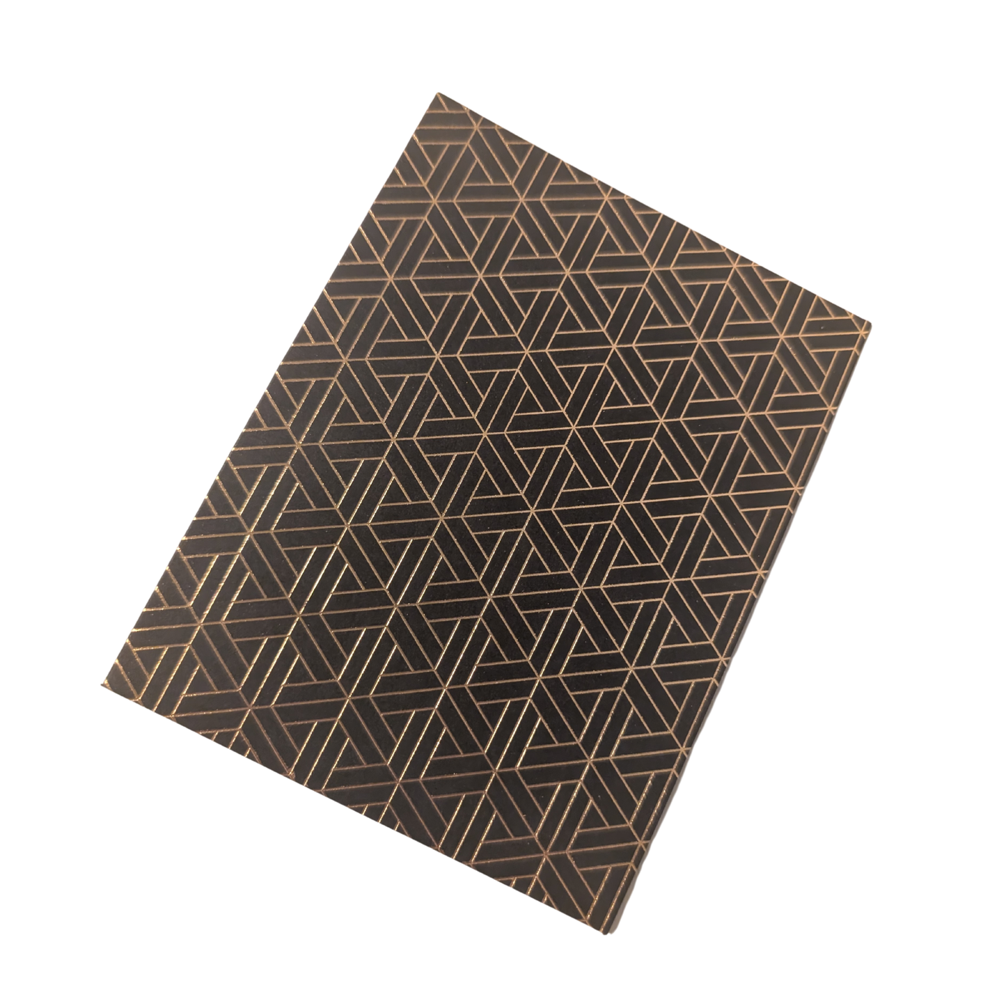Black Geometric Design card