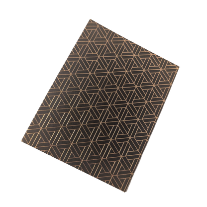 Black Geometric Design card