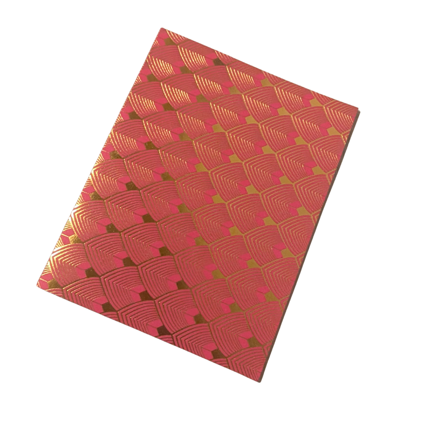 Pink Geometric Design card