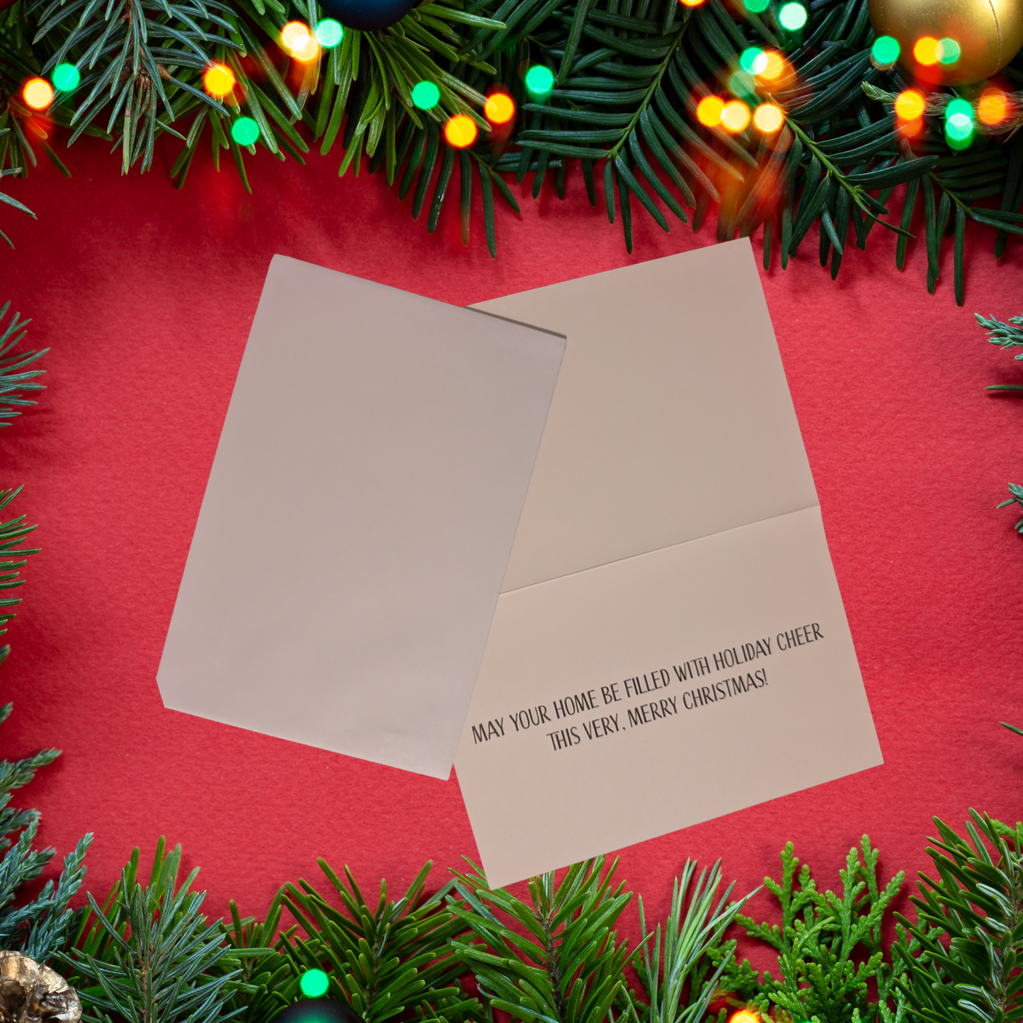 Gnome Christmas Greeting Card Inside