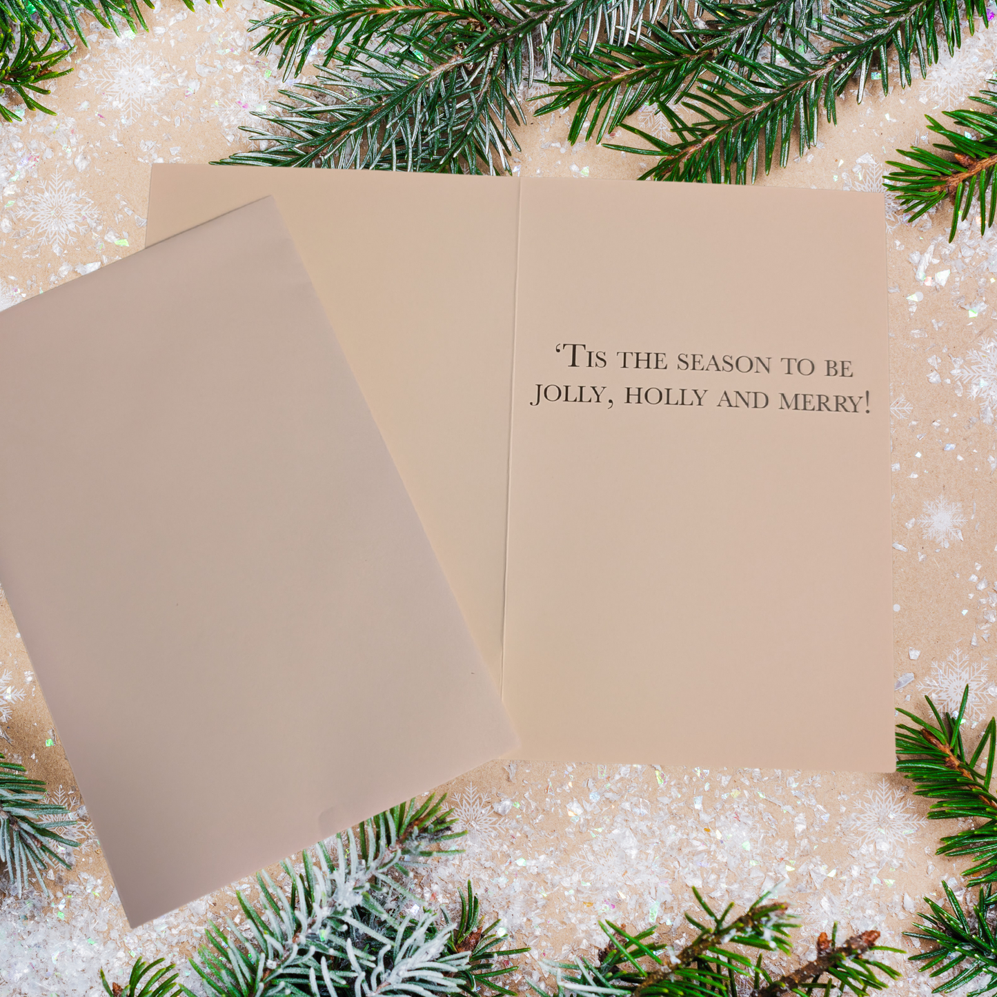 Santa Greeting Card Inside