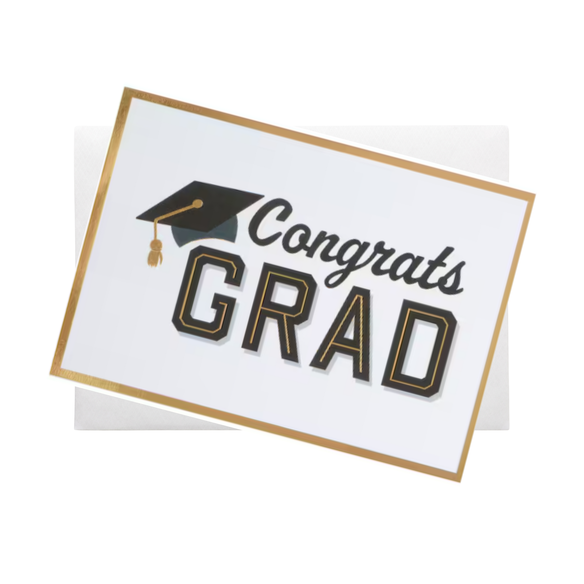 Congrats grad greeting card 