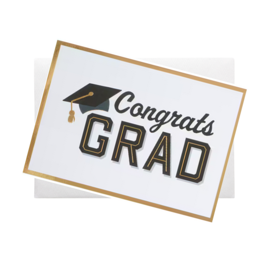 Congrats grad greeting card 